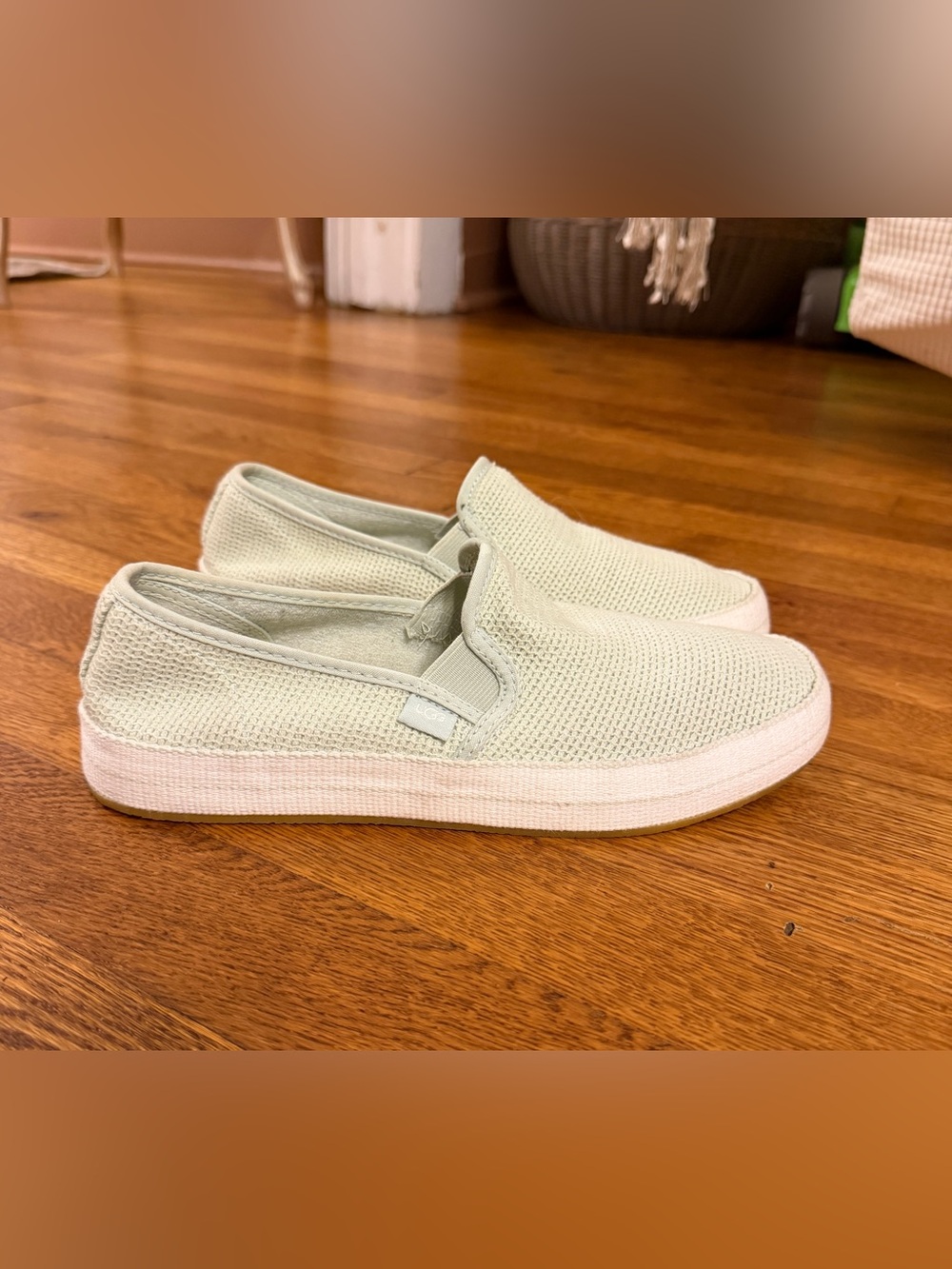 UGG Slip-On Mesh Sneaker in mint Green